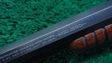 WINCHESTER 1890 THIRD MODEL PISTOL GRIP DELUXE SLIDE ACTION RIFLE IN 22 LONG - 15 of 22