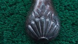 UNMARKED SHELL AND BUSH PATTERN FLASK - 3 of 3