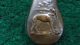 UNMARKED DOG AND HUNTER PATTERN FLASK - 6 of 8