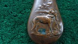 UNMARKED DOG AND HUNTER PATTERN FLASK - 5 of 8