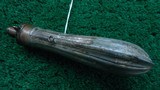UNMARKED FLUTED PATTERN ZINK FLASK - 2 of 5