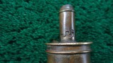 UNMARKED FLUTED PATTERN ZINK FLASK - 5 of 5
