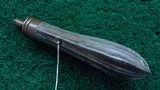 UNMARKED FLUTED PATTERN ZINK FLASK - 4 of 5
