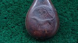 AMERICAN FLASK & CAP COMPANY EMBOSSED STIFF LEATHER SHOT POUCH - 7 of 7
