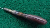AMERICAN FLASK & CAP COMPANY EMBOSSED STIFF LEATHER SHOT POUCH - 2 of 7