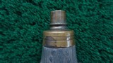 UNMARKED ZINC FRENCH POWDER FLASK - 5 of 7
