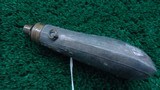 UNMARKED ZINC FRENCH POWDER FLASK - 4 of 7
