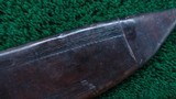 LARGE SAW-BACK BLADE BOWIE KNIFE WITH SHEATH - 11 of 13