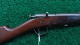 WINCHESTER MODEL 58 SINGLE SHOT RIFLE IN 22 CAL - 1 of 17