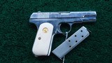 COLT MODEL 1908 HAMMERLESS PISTOL IN 380 ACP - 6 of 9