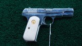 COLT MODEL 1908 HAMMERLESS PISTOL IN 380 ACP - 1 of 9