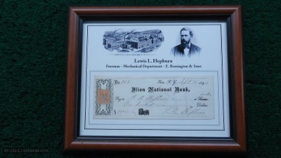 SERIAL NUMBER 7 REMINGTON HEPBURN DOUBLE BARREL SHOTGUN - Image 12 of 17