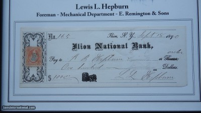 SERIAL NUMBER 7 REMINGTON HEPBURN DOUBLE BARREL SHOTGUN - Image 13 of 17
