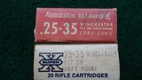 *Sale Pending* - 2 FULL BOXES OF REMINGTON & WESTERN 25-35 WIN AMMO - 5 of 8
