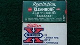 *Sale Pending* - 2 FULL BOXES OF REMINGTON & WESTERN 25-35 WIN AMMO - 1 of 8