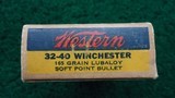 *Sale Pending* - BOX OF WESTERN BRAND 32-40 WIN AMMO - 5 of 8