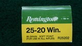 *Sale Pending* - FULL BOX OF REMINGTON HIGH VELOCITY 25-20 WIN AMMO - 5 of 8