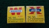 *Sale Pending* - 2 FULL BOXES OF WESTERN & WINCHESTER 25-20 WIN AMMO - 1 of 8