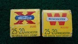 *Sale Pending* - 2 FULL BOXES OF WESTERN & WINCHESTER 25-20 WIN AMMO - 4 of 8