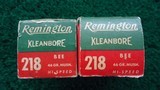 85 ROUNDS OF REMINGTON KLEANBORE 218 BEE AMMO - 3 of 8