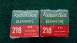 85 ROUNDS OF REMINGTON KLEANBORE 218 BEE AMMO - 5 of 8