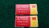 2 FULL BOXES OF WINCHESTER BRAND 401 WINCHESTER SELF-LOADING AMMO - 6 of 8