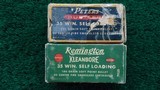 109 ROUNDS OF REMINGTON & PETERS 35 WIN SELF LOADING AMMO - 1 of 10