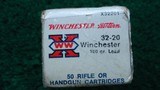 *Sale Pending* - FULL BOX OF WINCHESTER WESTERN 32-20 AMMO - 1 of 8