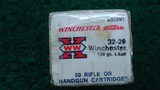 *Sale Pending* - FULL BOX OF WINCHESTER WESTERN 32-20 AMMO - 4 of 8