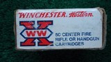 *Sale Pending* - FULL BOX OF WINCHESTER WESTERN 32-20 AMMO - 6 of 8