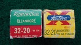 **Sale Pending** 58 ROUNDS OF REMINGTON & WESTERN BRAND 32-20 WIN AMMO - 1 of 10