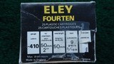 *Sale Pending* - FULL BOX OF ELEY FOURTEN .410 SHELLS - 6 of 7