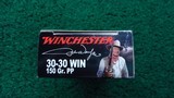 *Sale Pending* - WINCHESTER 30-30 WIN RIFLE AMMUNITION (100 YEARS OF JOHN WAYNE COMMEMORATIVE EDITION) - 1 of 9