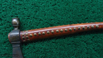 VERY WELL MADE CONTEMPORARY PIPE TOMAHAWK - Image 5 of 8