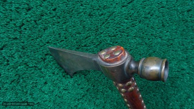 VERY WELL MADE CONTEMPORARY PIPE TOMAHAWK - Image 7 of 8