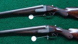 CASED PAIR OF WESTLEY RICHARDS BEST QUALITY HAMMERLESS DOUBLE BARREL SHOTGUNS - 2 of 25
