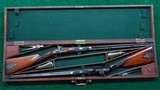CASED PAIR OF J. MANTON SMALL PERCUSSION RIFLES - 22 of 23