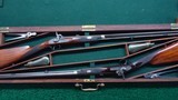 CASED PAIR OF J. MANTON SMALL PERCUSSION RIFLES - 21 of 23
