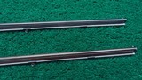 CASED PAIR OF J. MANTON SMALL PERCUSSION RIFLES - 11 of 23