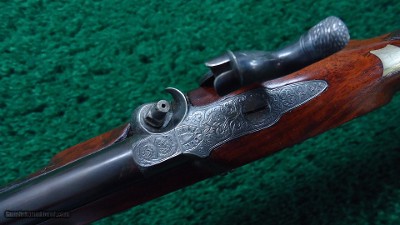 CASED PAIR OF J. MANTON SMALL PERCUSSION RIFLES - Image 15 of 23
