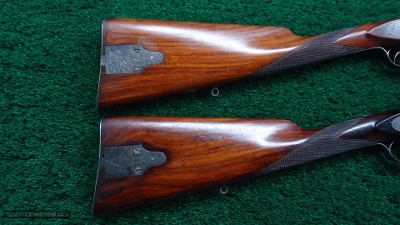 CASED PAIR OF J. MANTON SMALL PERCUSSION RIFLES - Image 20 of 23