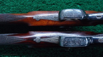 CASED PAIR OF J. MANTON SMALL PERCUSSION RIFLES - Image 12 of 23