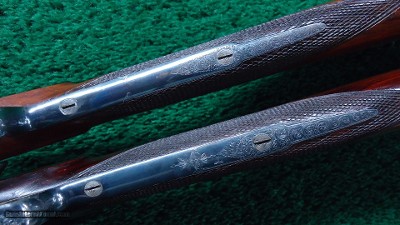 CASED PAIR OF J. MANTON SMALL PERCUSSION RIFLES - Image 13 of 23