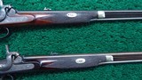 CASED PAIR OF J. MANTON SMALL PERCUSSION RIFLES - 10 of 23