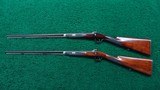 CASED PAIR OF J. MANTON SMALL PERCUSSION RIFLES - 2 of 23