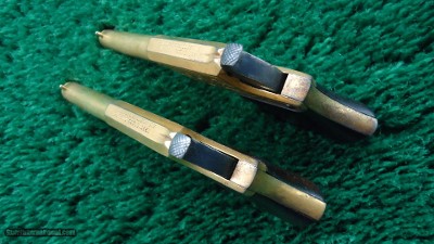 CASED ENGRAVED PAIR OF REMINGTON VEST POCKET PISTOLS - Image 5 of 13