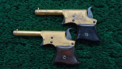 CASED ENGRAVED PAIR OF REMINGTON VEST POCKET PISTOLS - Image 2 of 13