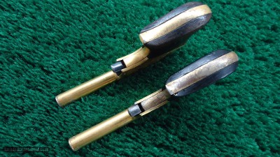 CASED ENGRAVED PAIR OF REMINGTON VEST POCKET PISTOLS - Image 4 of 13