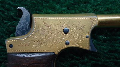 CASED ENGRAVED PAIR OF REMINGTON VEST POCKET PISTOLS - Image 8 of 13