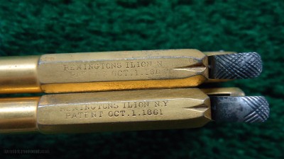 CASED ENGRAVED PAIR OF REMINGTON VEST POCKET PISTOLS - Image 6 of 13